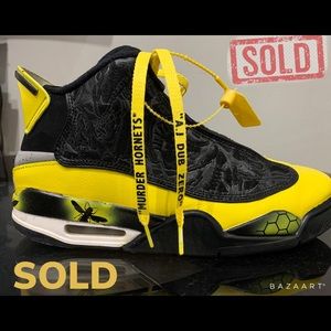 Jordan Dub Zero Custom “ Murder Hornets”